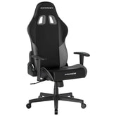 DXRacer Prince Series Gaming Chair with Ergonomic Headrest and Lumbar Support - Black / Grey